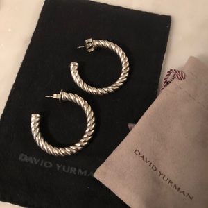 David Yurman Cable Hoop Earrings